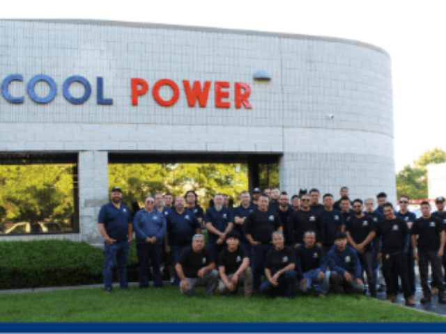 Company photo in front of building